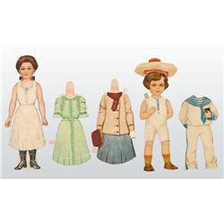 Lot of Tuck "Cranford Children" Paper Doll.