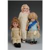 Image 1 : Lot of 3: German Bisque Dolls.