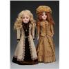 Image 1 : Lot of 2: German Bisque Shoulder Head Dolls.