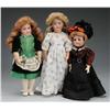 Image 1 : Lot of 3: German Bisque Head Child Dolls.