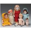 Image 1 : Lot of 7: Small Bisque Dolls.