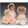 Image 1 : Lot of 3: German Bisque Head Character Babies.