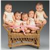Image 1 : Set of Madame Alexander Dionne Quintuplets.