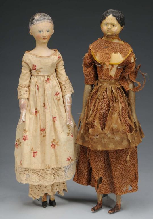 Lot Of 2 Mid 19th Century Dolls