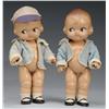 Image 1 : Pair of American Composition Dolls.