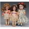 Image 1 : Lot of 3: Bisque Head Miniature Child Dolls.