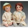 Image 1 : Lot of 2: German Bisque Head Character Babies.