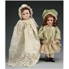 Image 1 : Lot of 2: Bisque Child Dolls.