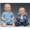 Image 1 : Lot of 2: Small Bisque Head Character Babies.