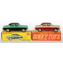 Lot of 2: Dinky Toys Die-Cast Automobiles.