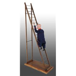 French Vichy Climbing Firefighter Toy.