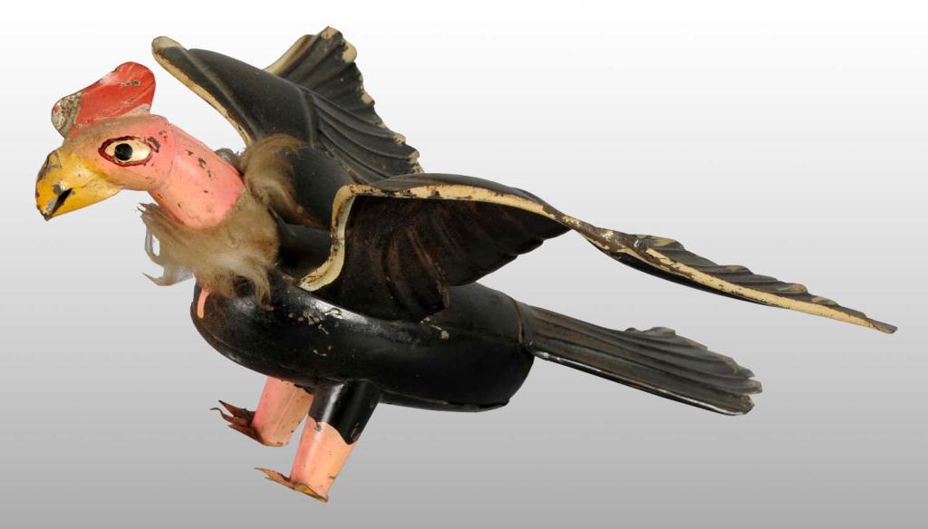 Early Tin Turkey Vulture Toy.