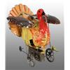 Image 1 : Tin Hand-Painted Turkey Wind-Up Toy.