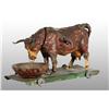 Image 2 : Tin Hand-Painted Bull Platform Wind-Up Toy.