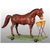 Image 1 : Tin Hand-Painted Horse Platform Wind-Up Toy.