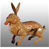 Image 2 : Tin Hand-Painted Rabbit Wind-Up Toy.