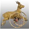 Image 1 : Tin Hand-Painted Stag Wind-Up Toy.
