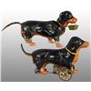 Image 1 : Lot of 2: Tin Hand-Painted Dachshund Wind-Up Toys.