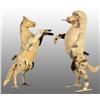 Image 1 : Lot of 2: Tin Hand-Painted Animal Wind-Up Toys.