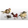Image 1 : Lot of 3: Tin Hand-Painted Bird Wind-Up Toys.