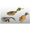 Image 1 : Lot of 3: Tin Litho Duck Wind-Up Toys.