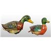 Image 1 : Lot of 2: Tin Litho Duck Wind-Up Toys.