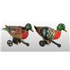 Image 1 : Lot of 2: Tin Litho Duck Wind-Up Toys.