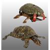 Image 1 : Lot of 2: Tin Litho Turtle Wind-Up Toys.