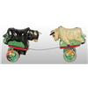 Image 2 : Lot of 3: Tin Bull & Cow Wind-Up Toys.