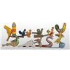 Image 1 : Lot of 11: Tin Litho & Gold-Wash Animal Whistles.