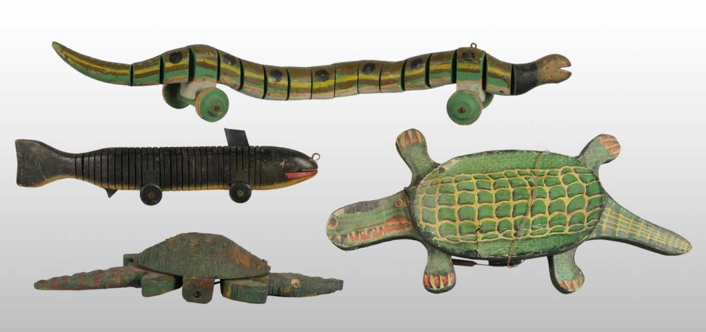 wooden alligator toy