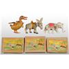 Image 1 : Lot of 3: Celluloid Trembling Animal Wind-Up Toys.