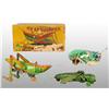 Image 1 : Lot of 3: Grasshopper Wind-Up Toys.