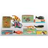 Image 1 : Lot of 6: Tin Fish Toys.