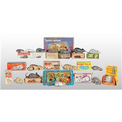 Lot of 14: Mouse Wind-Up & Friction Toys.
