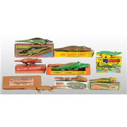 Lot of 8: Alligator Toys.