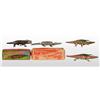 Image 1 : Lot of 4: Tin Alligator & Crocodile Wind-Up Toys.
