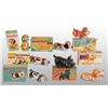 Image 1 : Lot of 9: Tin Dog Friction & Wind-Up Toys.