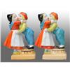 Image 1 : Lot of 2: Dutch Boy & Girl Toothbrush Holders.