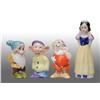 Image 1 : Lot of 4: Snow White & Dwarfs Toothbrush Holders.