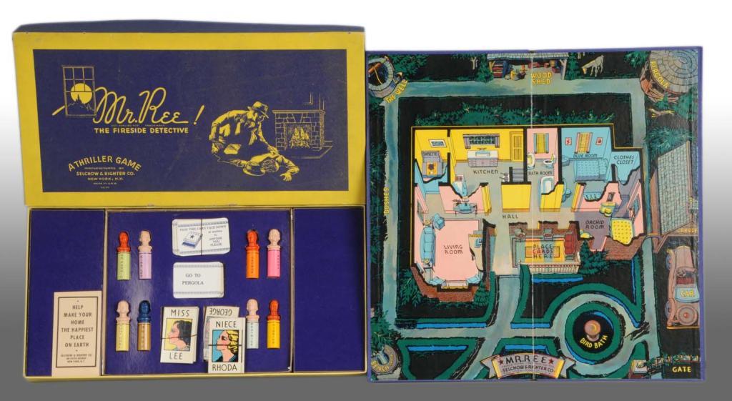 Lot of 2: Buck Rogers Printing Set & Mr. Ree Game.