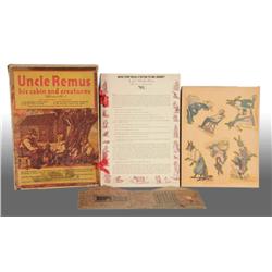 Uncle Remus His Cabin & Creatures Play Set.