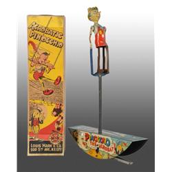Tin Marx Pinocchio Acrobat Wind-Up Toy.