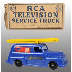 Plastic Marx RCA Television Service Truck Toy.