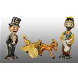 Lot of 3: Tin Marx Character Wind-Up Toys.