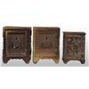 Image 1 : Lot of 3: Cast Iron Safe Still Banks.