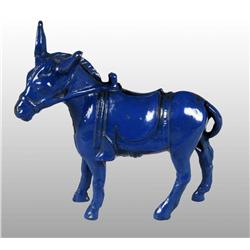 Cast Iron Donkey Still Bank.
