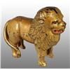 Image 1 : Cast Iron Lion with Tail Right Still Bank.