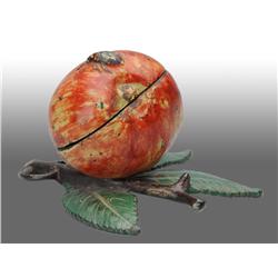 Cast Iron Apple Still Bank.