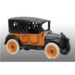 Cast Iron Yellow Cab Still Bank.